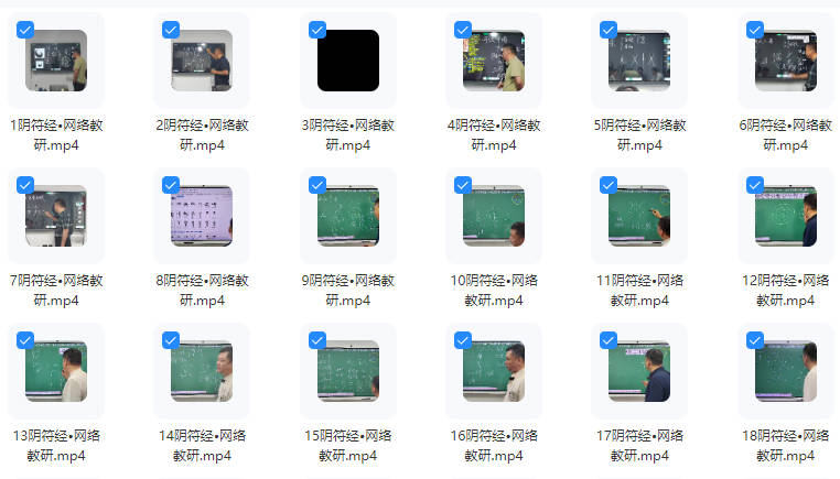 文始道《阴符经线上网络教研》视频课30集-中易盟