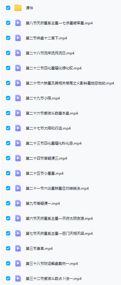 图片[3]-清合老师《紫微斗数正式课+公开课》2套课（视频+课件）-中易盟