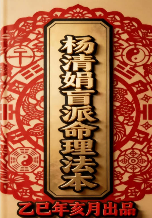 杨清娟最新《杨清娟盲派命理法本》25年乙巳年丑月出品 268页.PDF电子版-中易盟