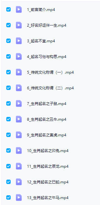 鸿林【姓名与人生】视频课27集-中易盟