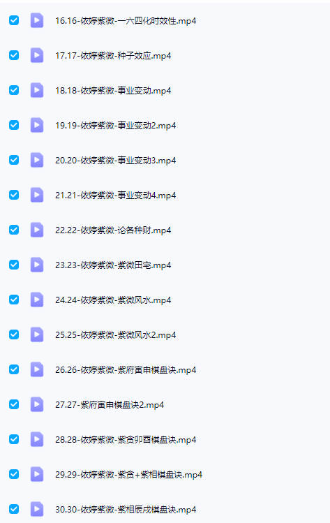 图片[7]-依婷25年最新《紫微斗数系统班》教学视频45集-中易盟